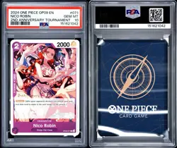Nico Robin OP09-071 - One Piece TCG: 2nd Anniversary Tournament - PSA 10 GEM MT - Image 3