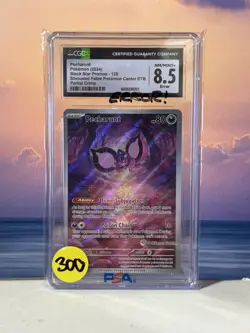 *CRIMP ERROR* Pecharunt 129 Pokemon Center ETB Stamped Promo CGC 8.5 - Image 1