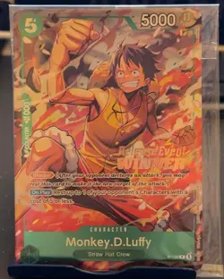 Monkey.D.Luffy (OP16 Release Event Winner) P-135 One Piece Promotion Cards Foil - Image 1