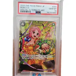 Rebecca 091 Special Alternate Art One Piece Japanese PSA 10 PRB02 SP - Image 1