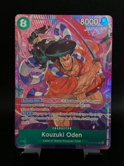 One Piece TCG Kouzuki Oden (Alternate Art) - OP02-030 English Paramount War Foil - Image 1