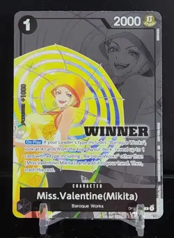 One Piece - Winner - Miss Valentine (Mikita) Foil - OP14-087 R - Image 1