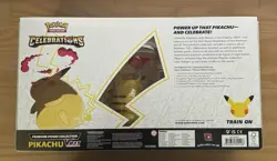 POKEMON TCG Celebrations Premium Figure Collection Pikachu VMAX Box New Sealed 820650809408 - Image 2