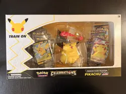 Pokemon TCG CELEBRATIONS Pikachu VMAX Premium Figure Collection Box New Sealed - Image 1
