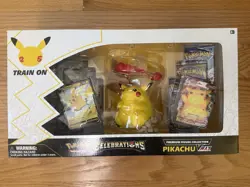 Pokemon TCG Celebrations Pikachu VMAX Premium Figure Collection Box New SEALED! 820650809408 - Image 1