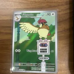 Pokemon TCG Pidgeotto Obsidian Flames Illustration Rare Holo Card 208/197 NM - Image 1