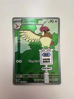 Pokemon TCG Pidgeotto 208/197 Obsidian Flames Illustration Rare Full Art Holo NM - Image 1
