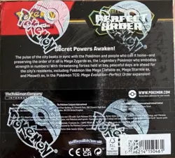 Pokemon TCG Mega Evolution Perfect Order Booster Display Box 36 Packs FAST SHIP - Image 2
