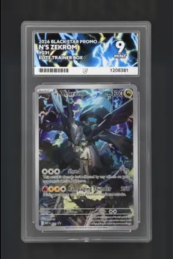 Pokemon TCG N’s Zekrom 031 Black Star Promo - Ascended Heroes ACE 9 MINT - Image 3