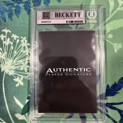 BGS Authentic Auto FRANK GORE Sr. On Card Autograph Custom Kaboom Card 49ers NFL - Image 2