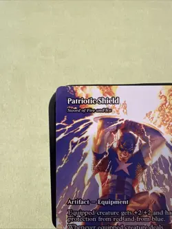 Patriotic Shield - Sword of Fire and Ice (Borderless) Marvel Universe - Regular - Image 2