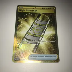 Pokemon TCG Night Stretcher Trainer Surging Sparks Hyper Rare Holo 251/191 NM - Image 1