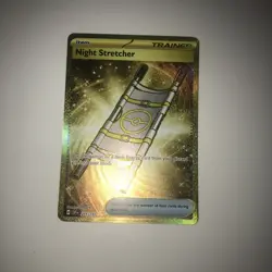 Pokemon TCG Night Stretcher Trainer Surging Sparks Hyper Rare Holo 251/191 NM - Image 2