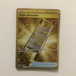 Pokemon TCG Night Stretcher Trainer Surging Sparks Hyper Rare Holo 251/191 NM - Image 4