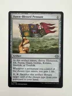 Dawn-Blessed Pennant MTG Magic the Gathering Card NM Near Mint ECL - Image 1