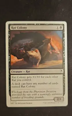 Rat Colony (White Border) Mystery Booster 2 Regular - Image 1