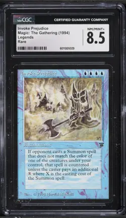 CGC 8.5 1994 MTG Magic The Gathering Legends Invoke NM/Mint+ Vintage - Image 1