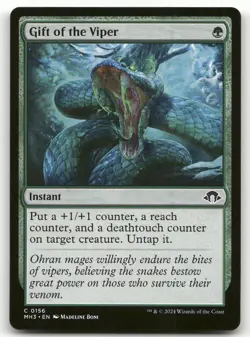 Gift of the Viper #156 (NM) Modern Horizons 3 MH3 Magic MTG - Image 1