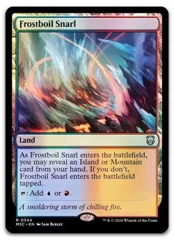 Frostboil Snarl (Ripple Foil) #344 (NM) Modern Horizons 3 M3C Magic MTG - Image 1