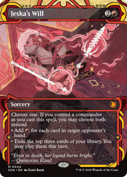 Jeska's Will NM MTG Secrets of Strixhaven Mystical Archive SOA - Image 1