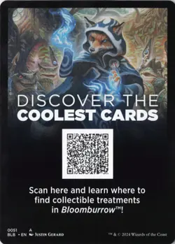 Coruscation Mage Token Bloomburrow #17 NM MTG BLB - Image 2