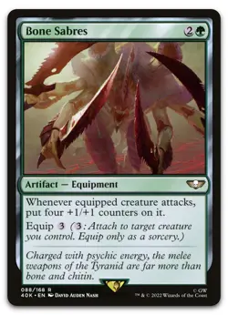 Bone Sabres #88 (NM) Warhammer 40,000 40K Magic MTG - Image 1