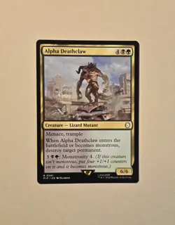 MTG Alpha Deathclaw NM - Universes Beyond: Fallout Fast FREE Shipping! - Image 1