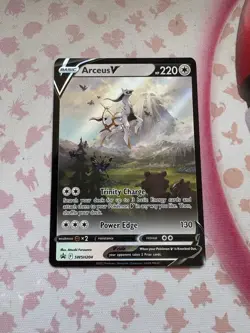 Arceus V SWSH204 Alt Art Promo Holo Ultra Rare Pokemon Cards TCG MINT #2 - Image 1