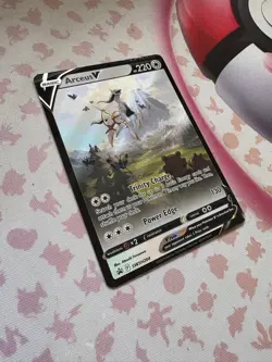Arceus V SWSH204 Alt Art Promo Holo Ultra Rare Pokemon Cards TCG MINT #2 - Image 4