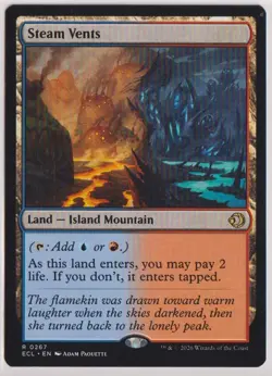 Mtg Steam Vents Lorwyn Eclipsed Regular (NM) - Image 1
