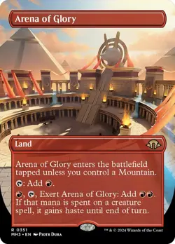 MTG Arena of Glory - Borderless, NM-Mint, English Modern Horizons 3 - Image 1