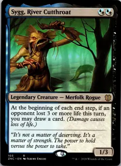 Sygg, River Cutthroat 103 Commander: Zendikar Rising MTG NM - Image 1