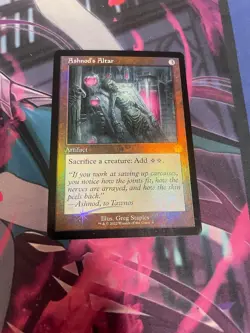 MTG - ASHNOD'S ALTAR - RETRO FRAME - FOIL - BROTHERS' WAR - LP - Image 1