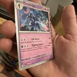 Ceruledge 098/193 Rare Cosmo Holo Pokemon Scarlet & Violet Paldea Evolved 98/193 - Image 2