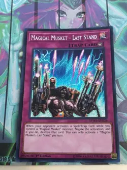 Yugioh 1x Magical Musket - Last Stand Secret Rare SPWA-EN028 1st Ed NM - Image 1