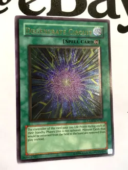 YUGIOH - DEGENERATE CIRCUIT - CDIP-EN047 - ULTIMATE RARE - NM - CYBERDARK IMPACT - Image 2