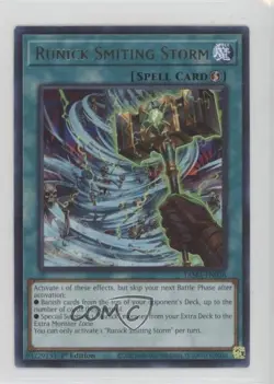 Runick Smiting Storm 1st Ed. YuGiOh Tactical Masters #TAMA-EN036 - Image 1