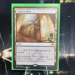 Magic the Gathering - Cabal Coffers - Modern Horizons - LP MTG Mythic Land #301 - Image 3
