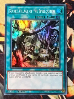 Yugioh Secret Village Of The Spellcasters - INCH-EN043 Super Rare 1st Edition NM - Image 1