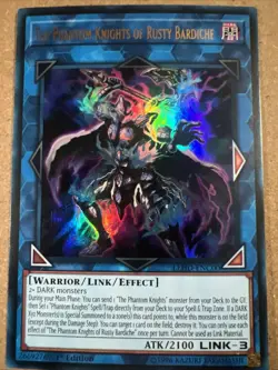Yu-Gi-Oh Legendary Hero Decks - The Phantom Knights Of Rusty Bardiche LEHD-ENC00 - Image 1