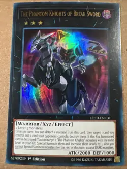 Yu-Gi-Oh Legendary Hero Decks - The Phantom Knights Of Break Sword LEHD-ENC31 - Image 1