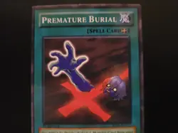 Premature Burial SD4-EN017 1st Edition LP Spell Card Yu-Gi-Oh - Image 3