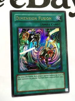 YUGIOH - DIMENSION FUSION - IOC-094 - ULTRA RARE - EXCELLENT - INVASION OF CHAOS - Image 2