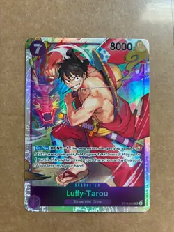 One Piece Luffy-Tarou ST18-005 Starter Deck 18 PURPLE Monkey.D.Luffy LP FOIL 4 - Image 1