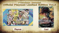 One Piece Card Game Official Playmat Limited Edition Vol.5 + Promo Card PRESALE - Image 2