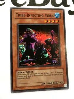 YUGIOH - TRIBE-INFECTING VIRUS - MFC-076 - SUPER RARE - NM - MAGICIAN FORCE - Image 2