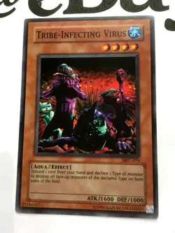 YUGIOH - TRIBE-INFECTING VIRUS - MFC-076 - SUPER RARE - NM - MAGICIAN FORCE - Image 3