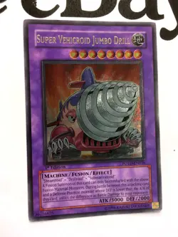 YUGIOH - SUPER VEHICROID JUMBO DRILL - POTD-EN036 - 1ST ED - ULTIMATE RARE - NM - Image 2