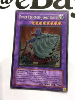 YUGIOH - SUPER VEHICROID JUMBO DRILL - POTD-EN036 - 1ST ED - ULTIMATE RARE - NM - Image 3