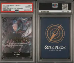 One Piece Smoker Pre-Release Winner P-025 PSA 10 - Image 3